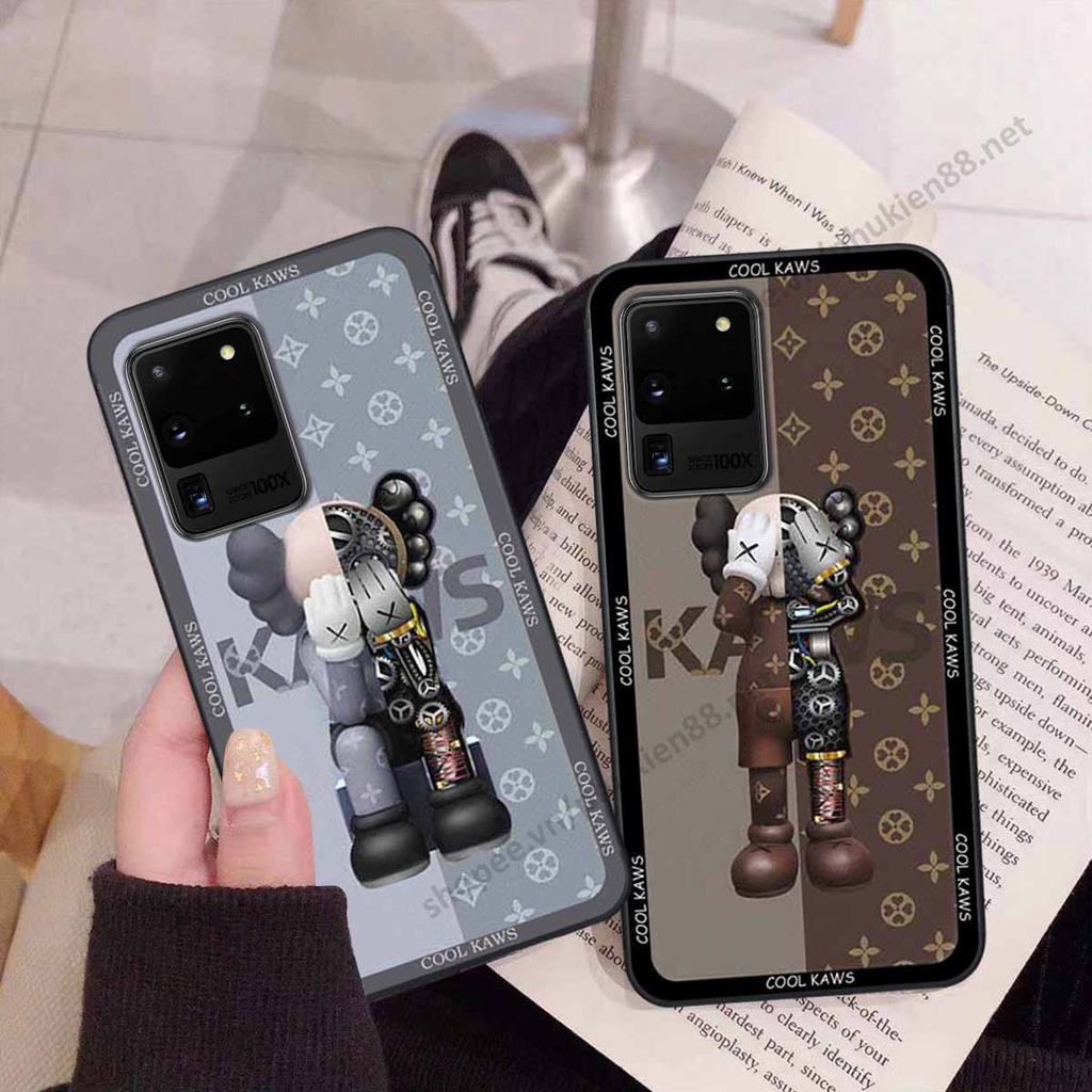 Ốp Samsung S20 Ultra bear, k@ws thương hiệu phong cách ốp lưng thời trang cao cấp
