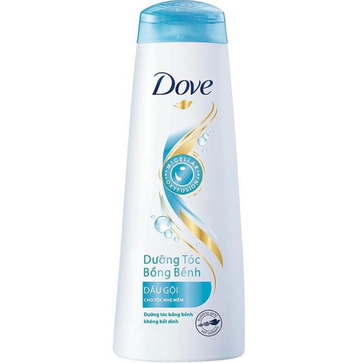 * DOVE Dầu Gội Dưỡng Ẩm Bồng Bềnh 340G/12 Chai Ma20s k