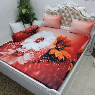 BỘ DRAP THUN LẠNH Ý 5D THÁI LAN CAO CẤP