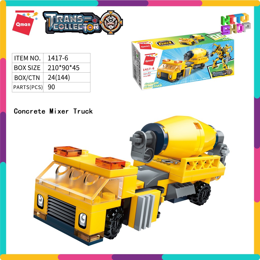 Bộ Đồ Chơi Xếp Hình Thông Minh Lego Qman 479 Mảnh Robot Người Máy Kĩ Thuật 1417 Cho Trẻ Từ 6 Tuổi