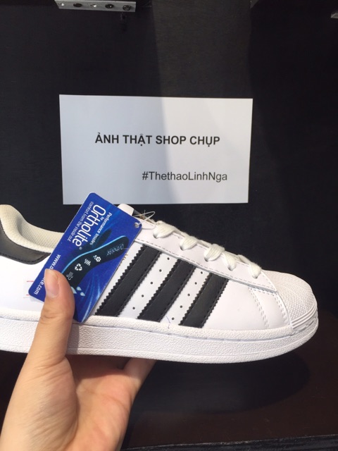 Giày ADIDAS SUPERSTAR 3 SỌC ĐEN