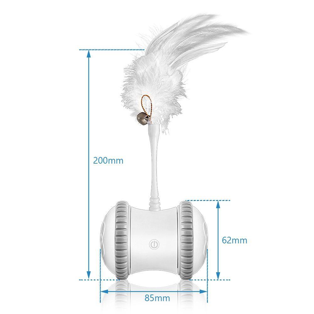 Đèn LED Sạc USB Thông Minh 360 Độ Đồ Chơi Cho Mèo° Xe Cân Bằng Xoay Được