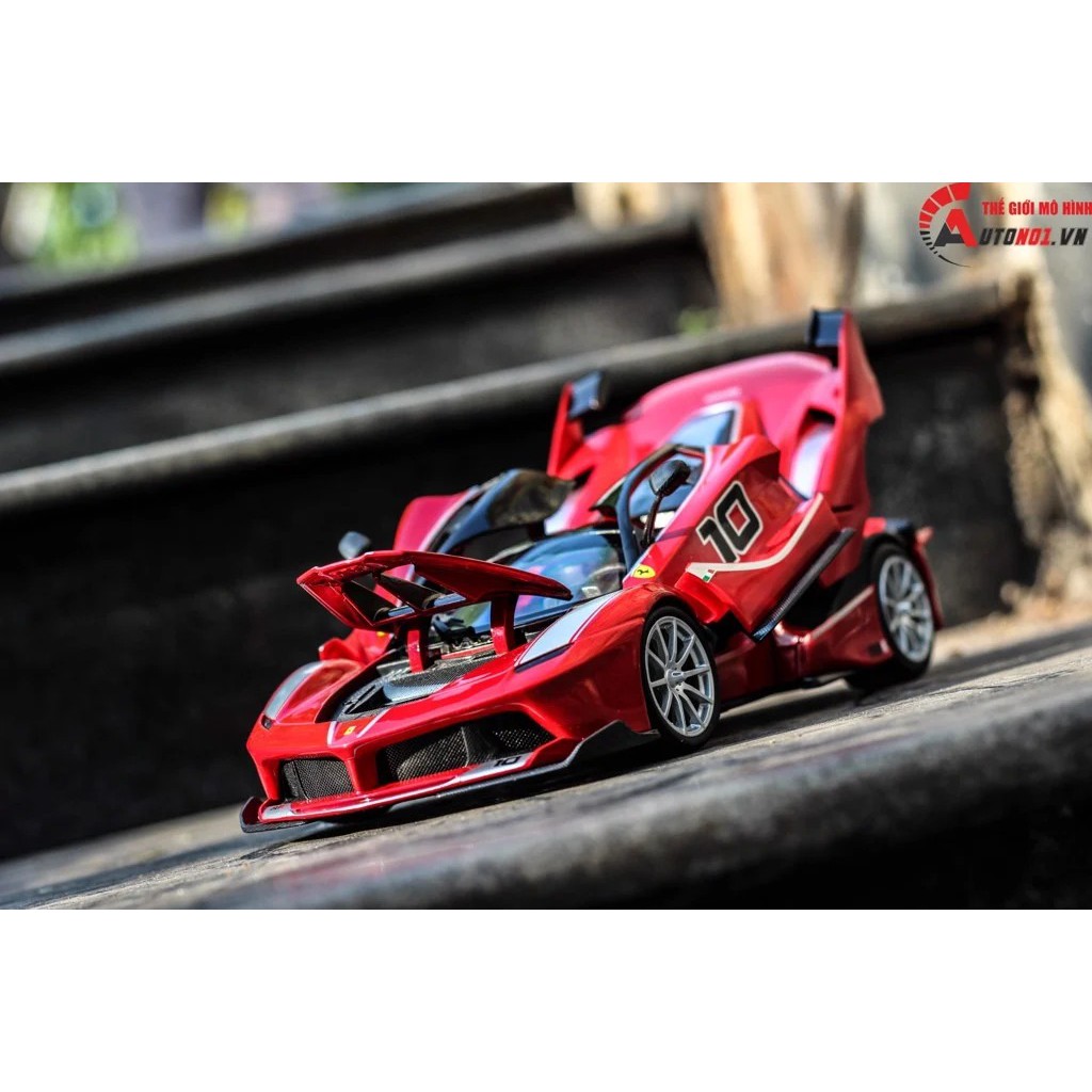 MÔ HÌNH FERRARI FXX K RED NO 10 1:18 BBURAGO 4230