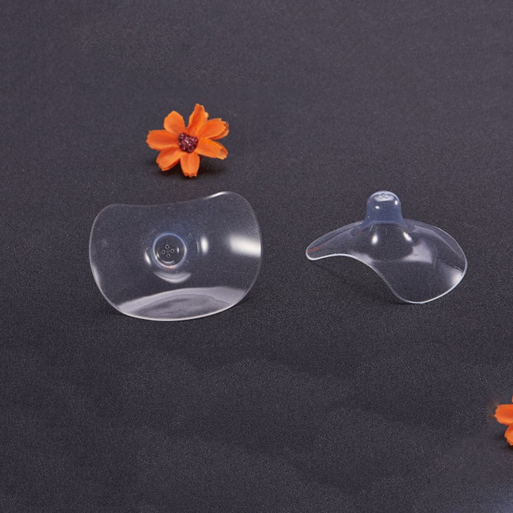 Set 2 miếng dán ngực hình tam giác trong suốt bảo vệ cho mẹ bỉm sữa