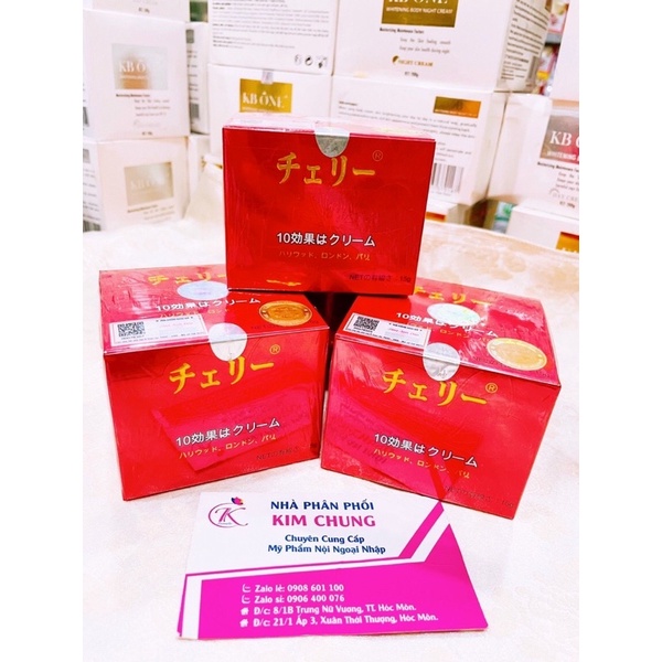 Kem hoa anh đào 10 tác dụng chính hãng