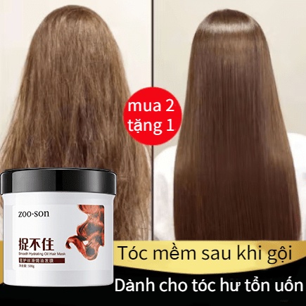 Mặt nạ tóc dầu xả collagen 500g dành cho tóc hư tổn do uốn nhuộm khô xơ chẻ ngọn chắc khỏe chân tóc dưỡng ẩm tóc