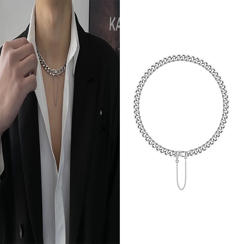 1 Vòng Cổ Choker Vải Dày Phong Cách Hip hop Cá Tính