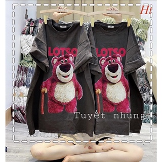 Áo phông chất cotton, áo thun gấu losto gh5474