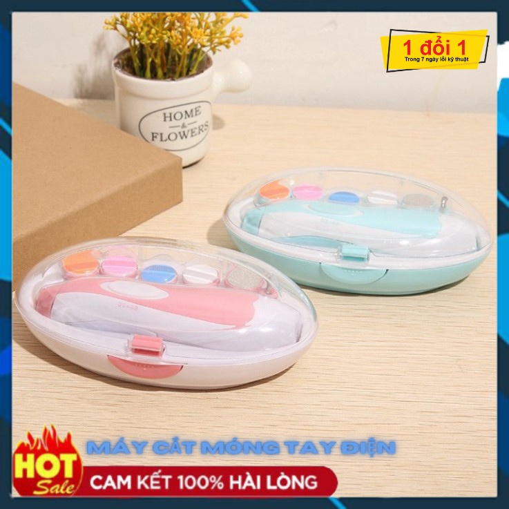 Máy Cắt Móng Tay Điện Đa Năng Cho Bé An Toàn Thông Minh Tiện Ích Trang Bị Đèn Pin Hàng Chính Hãng