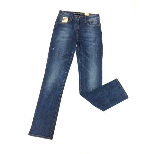 Quần jean nữ ống suông co dãn tốt xanh Levi's 4051 ( H11083 )