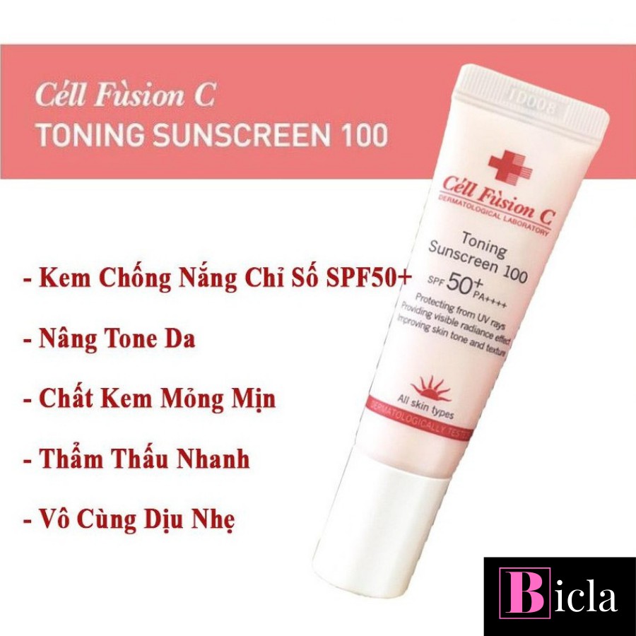 kem chống nắng cell fusion C