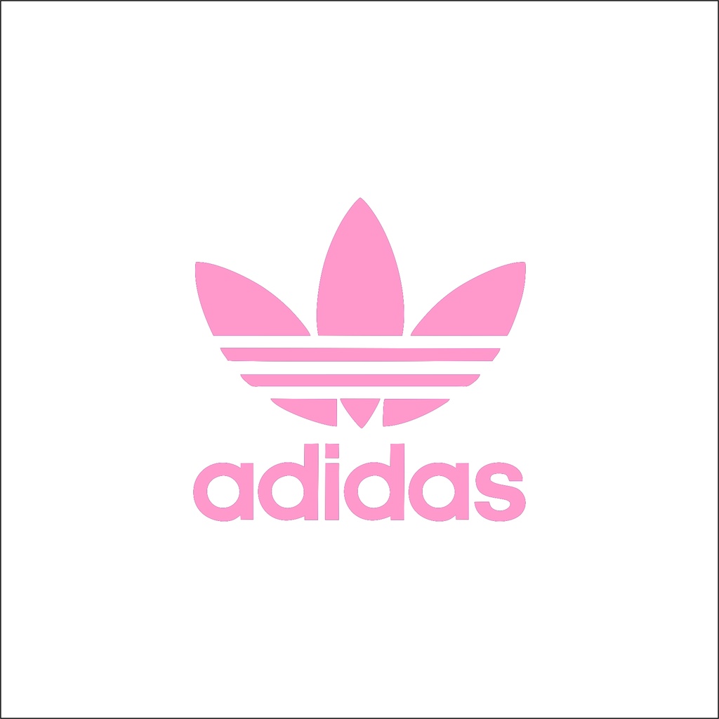 Hình ủi , hình ép nhiệt - Logo Adidass 3 lá in ngực  nhiều màu