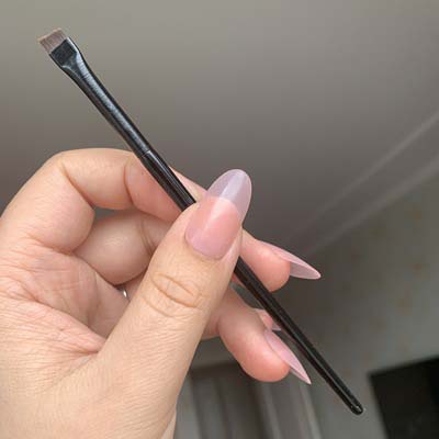 Cọ tém xéo vẽ chân mày Halomi, cọ kẻ eyeliner viền mắt chuyên dành cho makeup