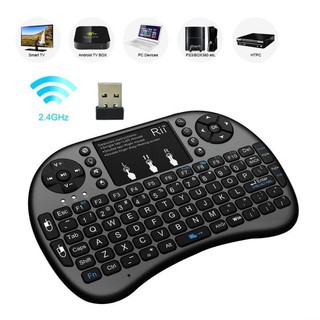 (Siêu hót) Chuột Bay Kiêm Bàn Phím Không Dây I8 Cho Smart Tivi &amp; Android Box ( Có kèm pin sạc 5C + Cáp sạc nhanh)