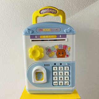 Két Sắt Mini Cho Bé - Mẫu mới có nhấn giả vân tay - Hàng Loại 1