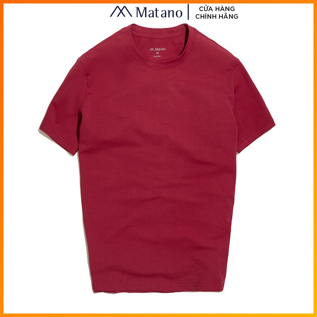 Áo thun nam cổ tròn trơn MATANO 042 - Áo phông nam ngắn tay đơn giản dễ mặc vải cotton 4 chiều đẹp giá rẻ | BigBuy360 - bigbuy360.vn