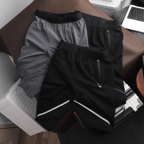 Quần Dài Thể Thao Nam Lưng Thun Sport Golf ŃĨĶĔ Phản Quang Vải Co Giãn Nhẹ Mát hàng xịn xuất cao cấp có big size