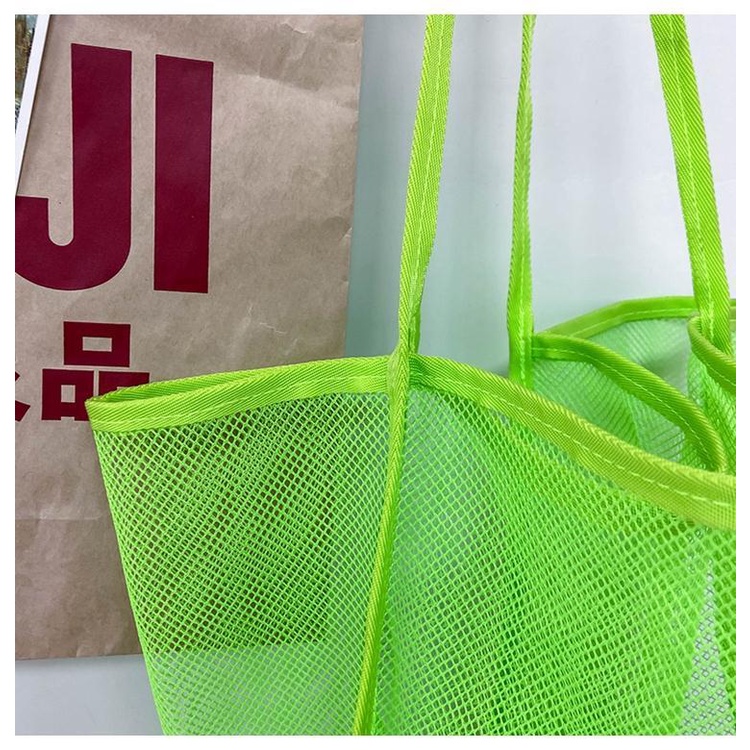 Túi Lưới Trong Suốt Đeo Vai Sức Chứa Lớn Thời Trang Đi Biển Phong Cách Mới 2022