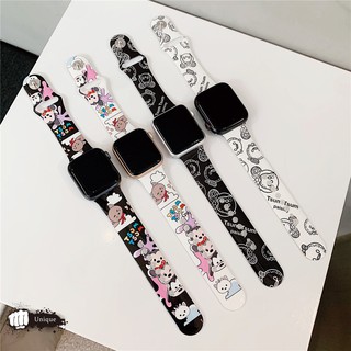 Dây Đeo Họa Tiết Hoạt Hình Disney Cho Đồng Hồ Apple Watch iwatch2/3/4/5 6th