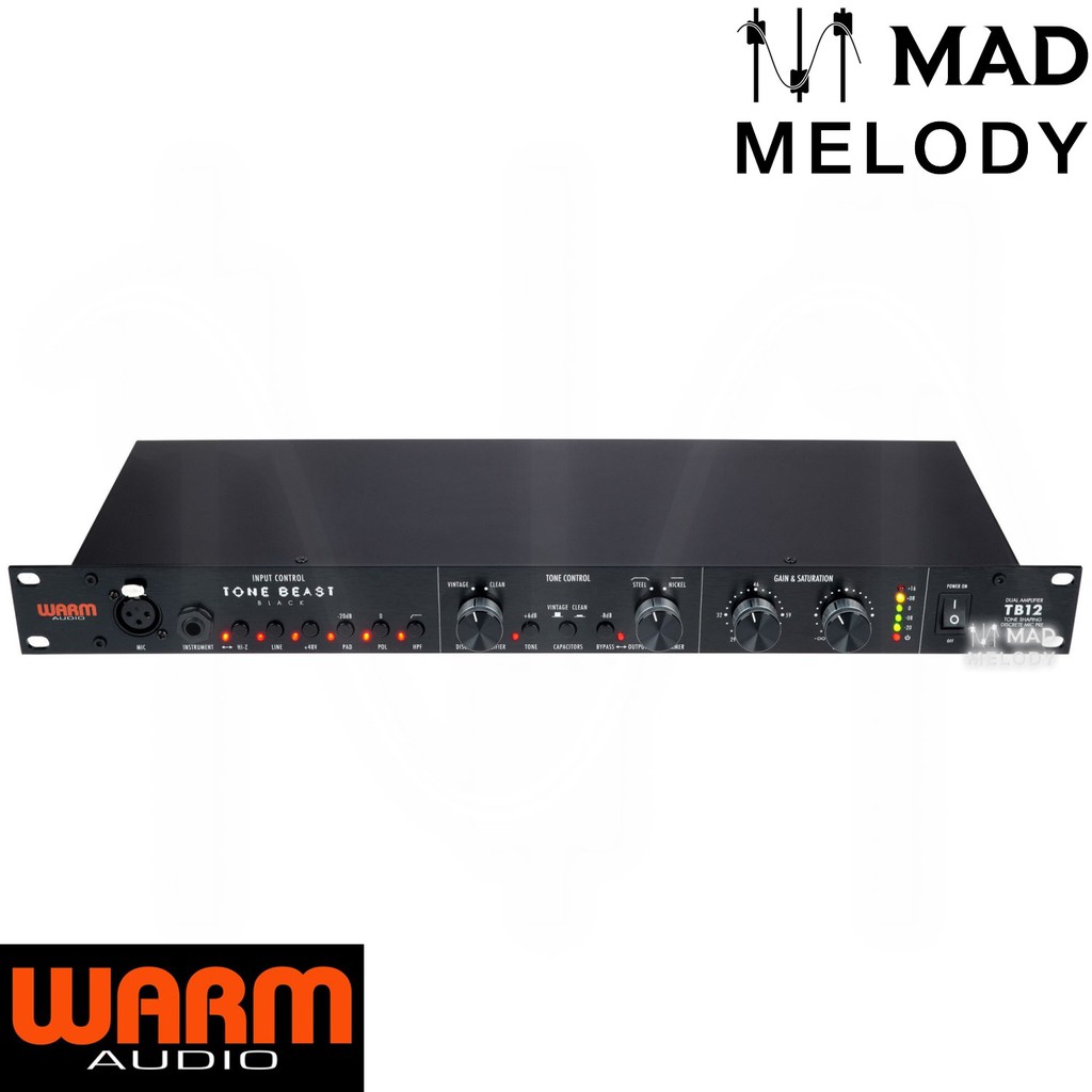 Warm Audio TB12 Tone Beast Microphone Preamp (Black) [tiền khuếch đại một kênh bán cao cấp, NEW & chính hãng]