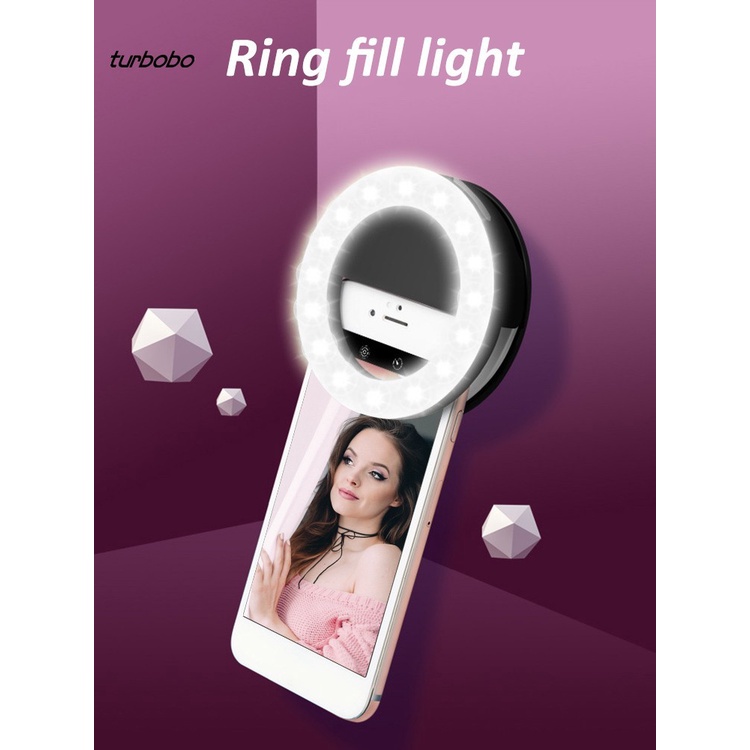 Đèn trợ sáng selfie bóng LED ánh sáng dịu 4 màu tùy chọn ứng dụng rộng rãi cho livestream