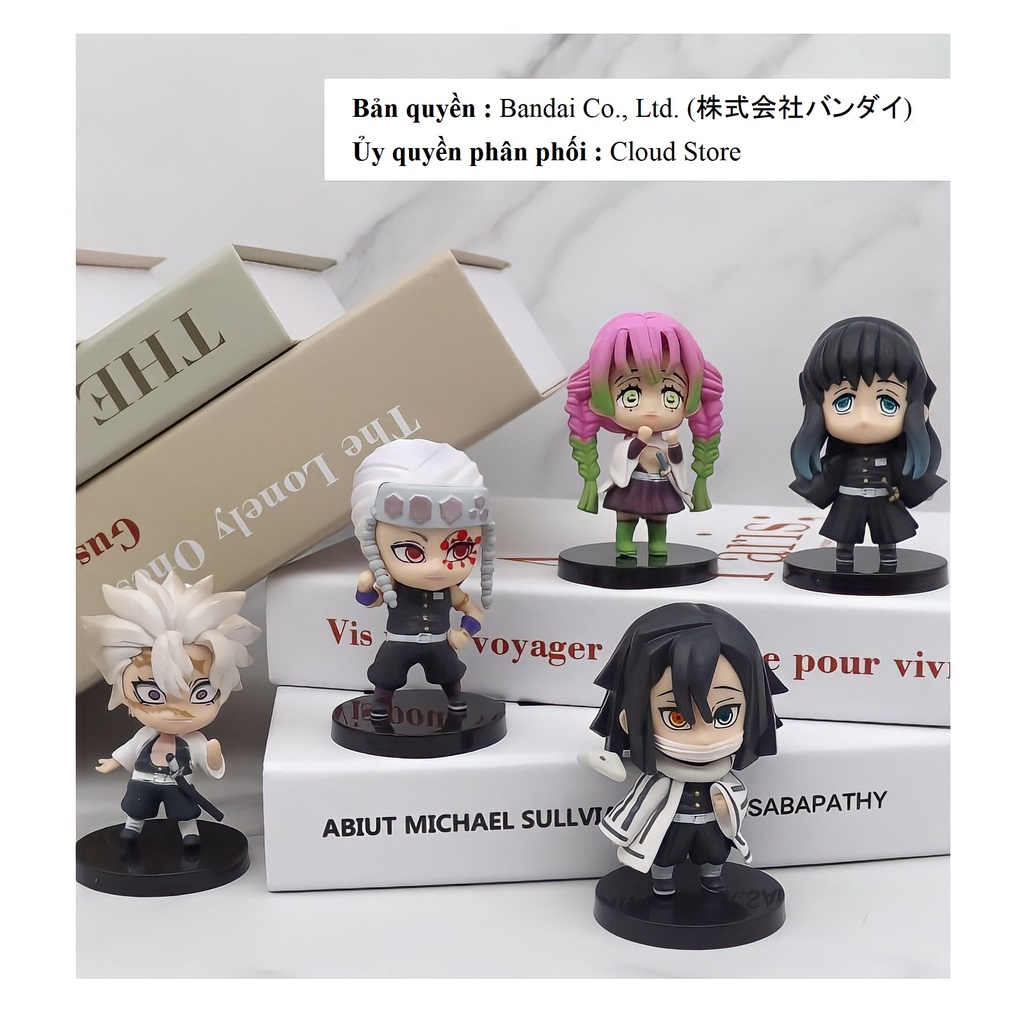 Mô hình Kimetsu No Yaiba CLOUD STORE cao 7cm rộng 4.5cm, figure anime thanh gươm diệt quỷ chibi chính hãng, chibi Yaiba