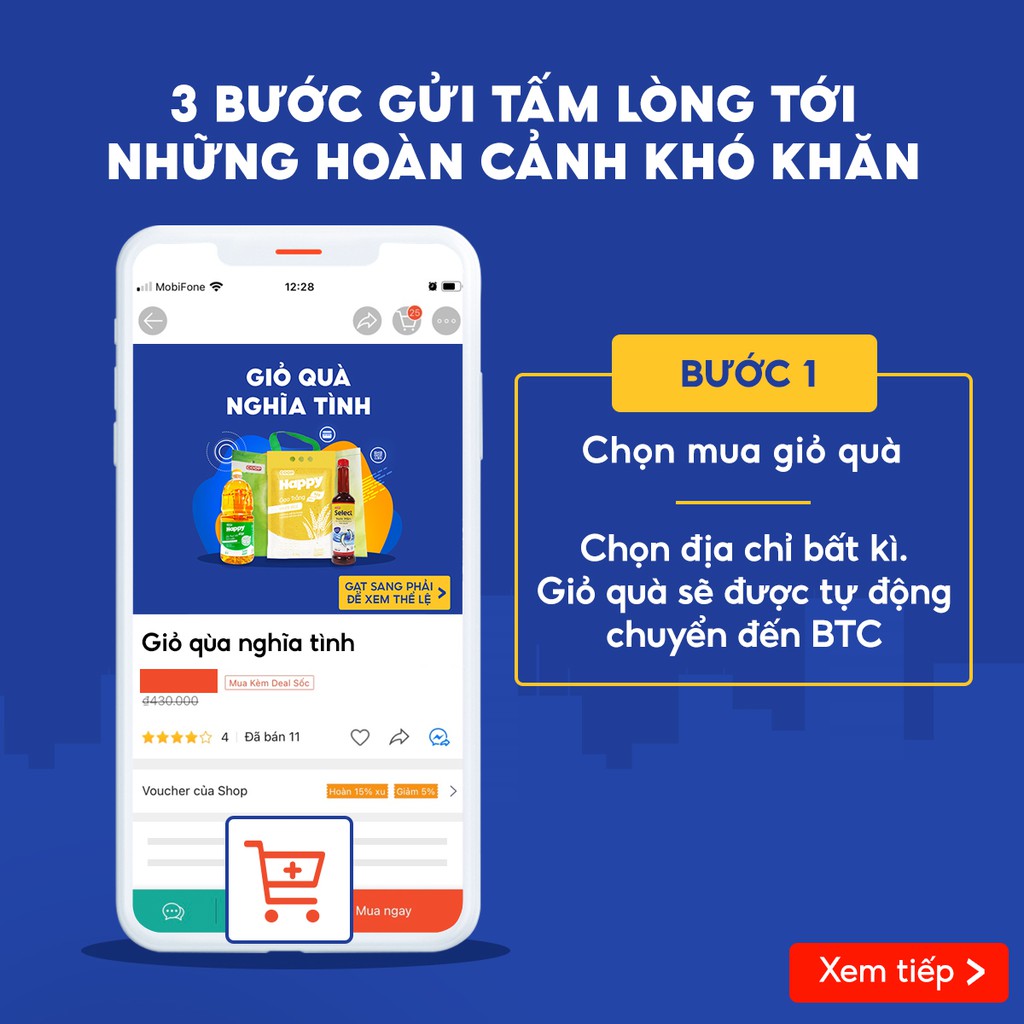 Chung tay ủng hộ Giỏ Quà Nghĩa Tình Mùa Dịch | BigBuy360 - bigbuy360.vn