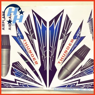 Decal trang trí cho máy bay mô hình máy bay điều khiển