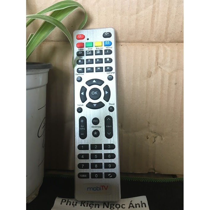 Combo 2 cái Remote Điều khiển đầu mobiTV ,Remote đầu thu truyền hình kỹ thuật số mobiTV