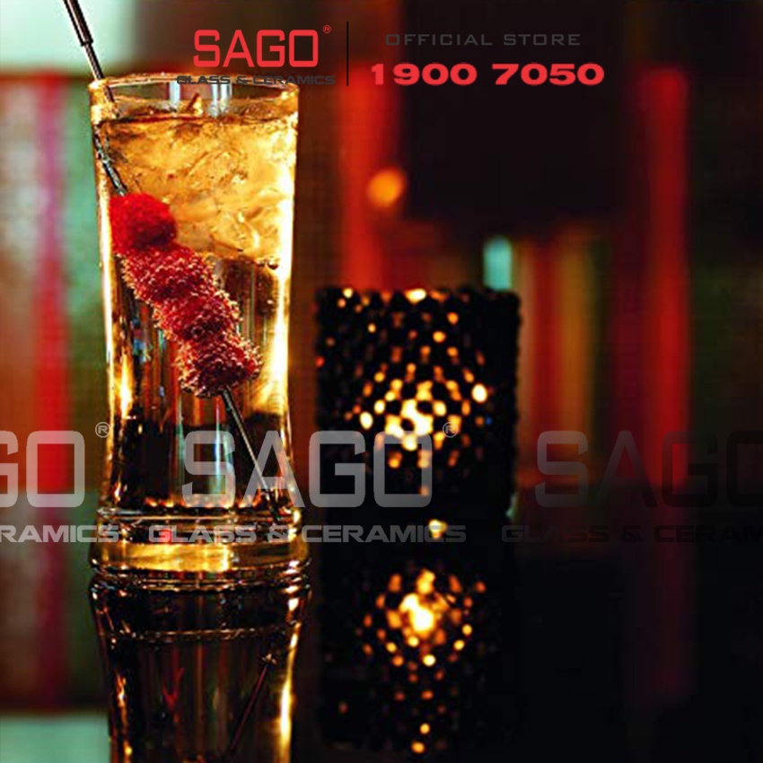 Ly Thủy Tinh Ocean Tango Hi Ball 315ml , 425ml | Tùy Chọn Dung tích , Nhập Khẩu Thái Lan
