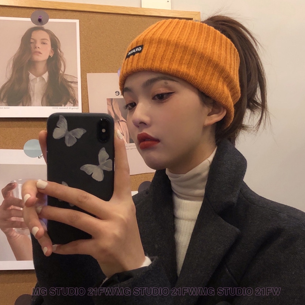 Băng Đô MG STUDIO Thêu Chữ EBANK Cá Tính Thời Trang Cho Nam Và Nữ