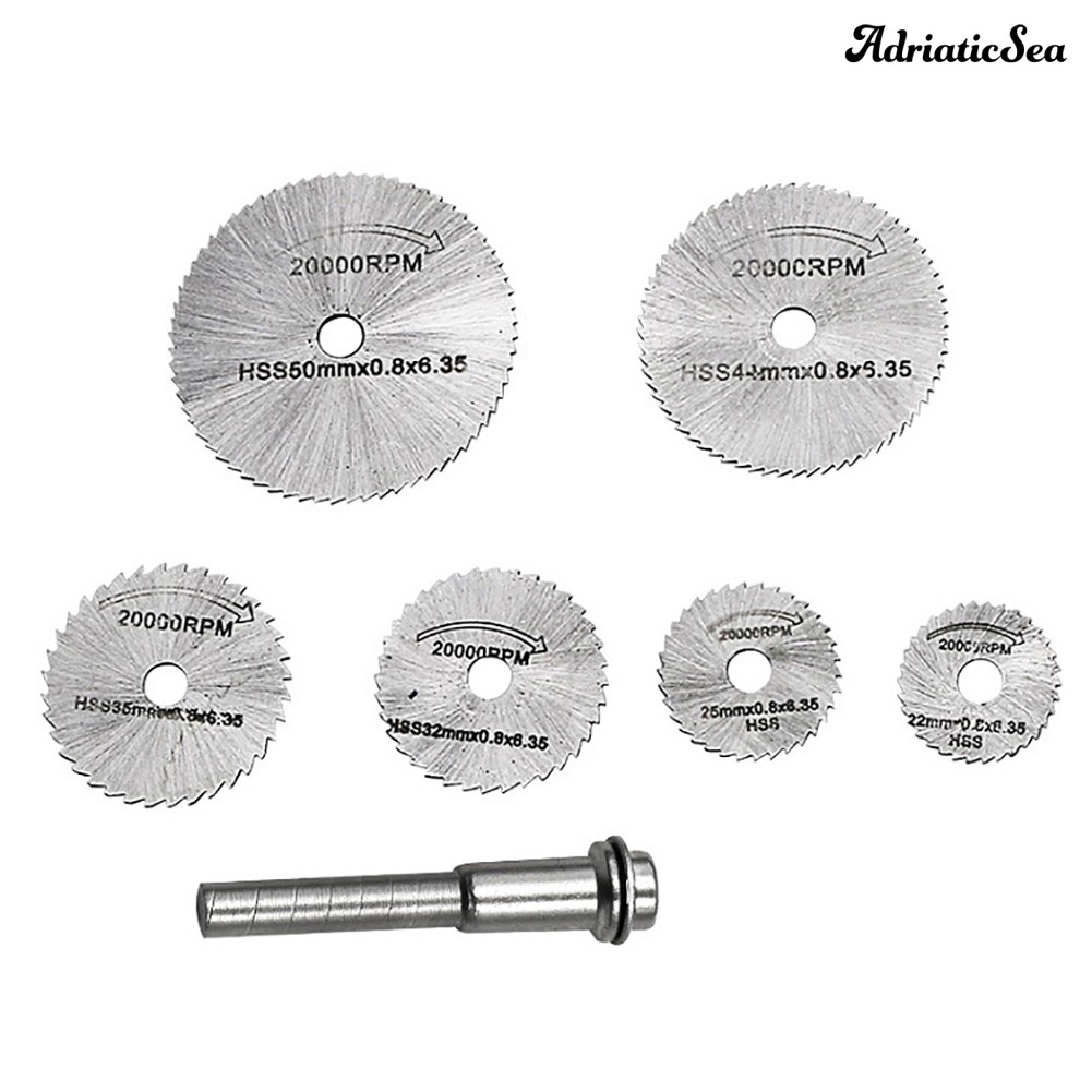 ADRIA ☺ HSS Circular Cutting Disc Saw Blades Pole Set Wood Rotary Accessories