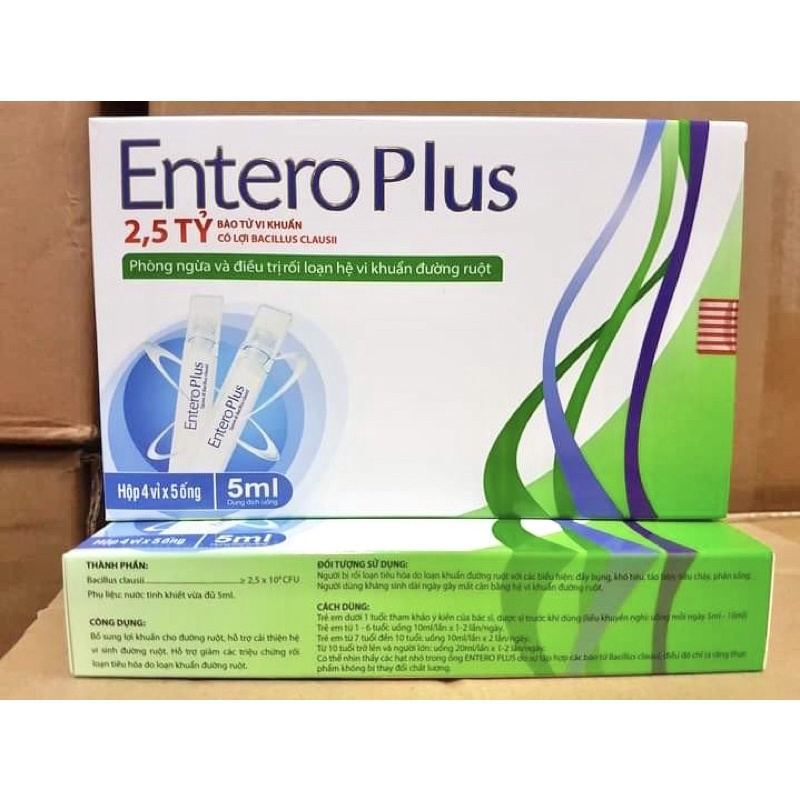 MEN DẠNG NƯỚC BỔ SUNG MEN VI KHUẨN ĐƯỜNG RUỘT ENTERO PLUS