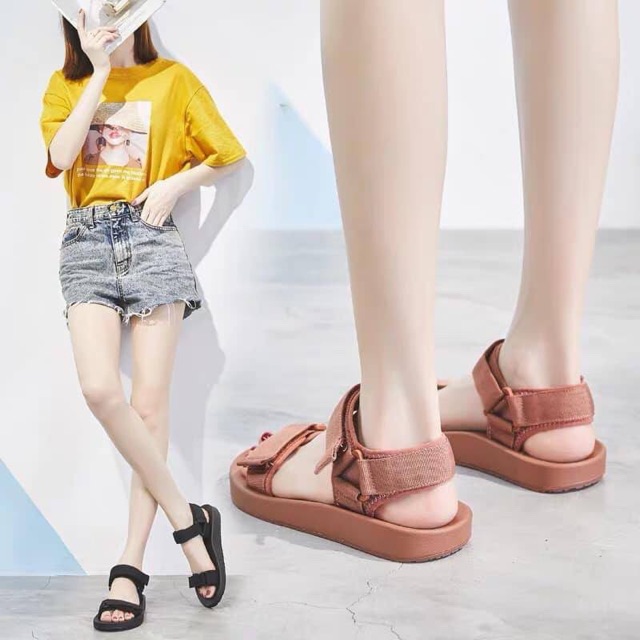 Giày sandal học sinh đế đúc dẻo siêu êm bền đẹp (kèm video và 2 ảnh thật cuối)