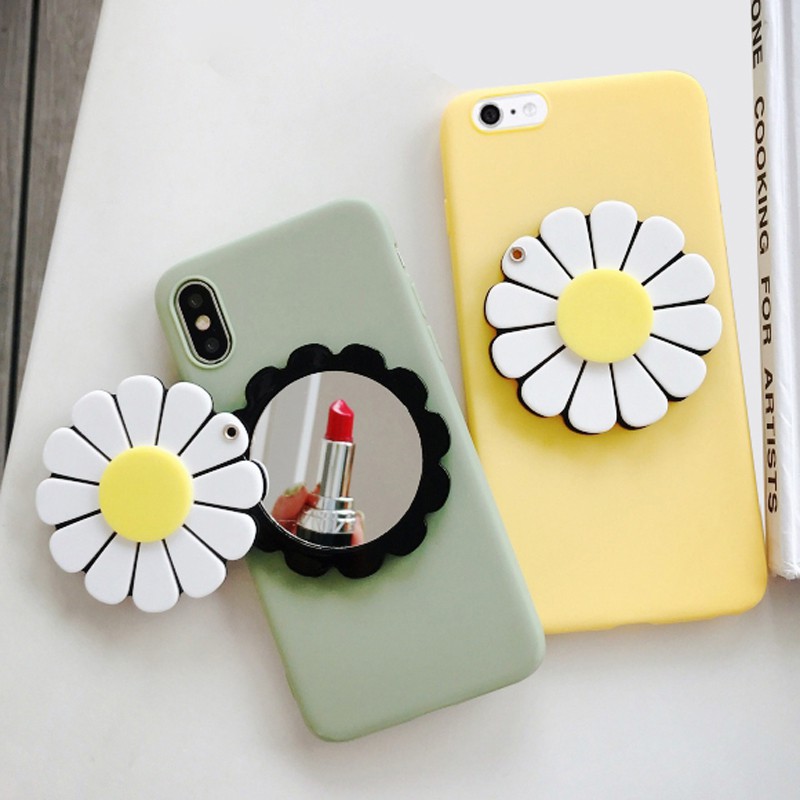 Ốp điện thoại mềm có gương cho Samsung Galaxy S20 Ultra S10 S10e S9 S8 Plus S7 Edge Note 8 9 10 Plus Note8/9/10