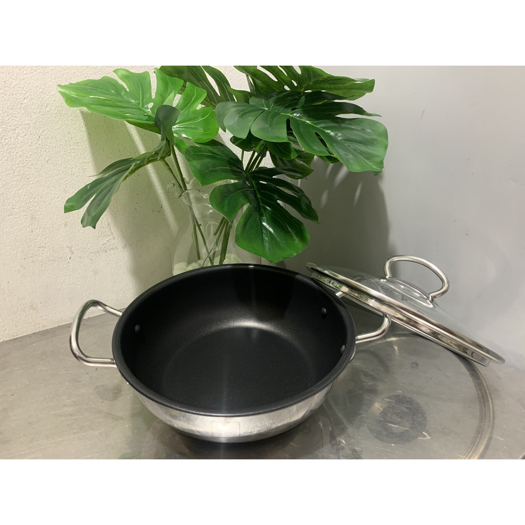 Nồi kho cá Inox 3 đáy chống dính Fivestar FSN20IN005 - 20cm