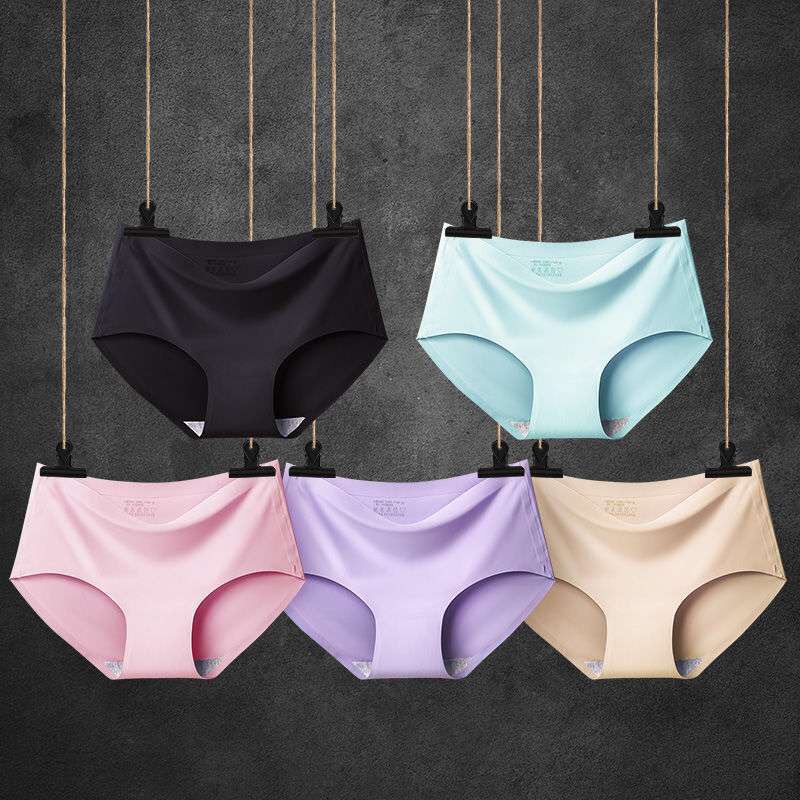 Quần Lót Basic Su Đúc Cao Cấp chất lạnh co giãn loại 1 không đường may QUINN BRA QL5033 - Quần Chip kháng khuẩn chọn màu