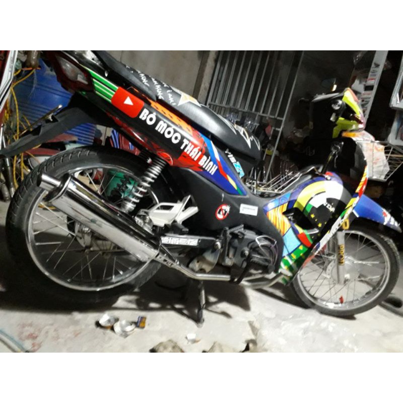 Pô  RSX 1:1 hàng sài gòn móc căng đanh giòn cho wave 50 100 110