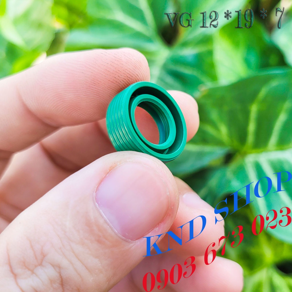 Phốt chặn dầu  và chặn bụi trục cơ máy bơm piston TG 12*19*5 và VG 12*19*7, phụ tùng xe máy và máy bơm nước