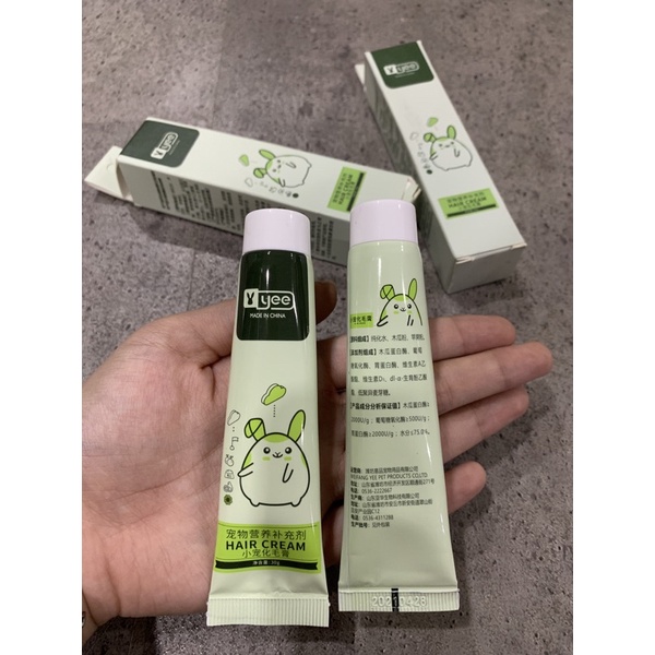 Tuýp gel YEE dưỡng lông dành cho hamster