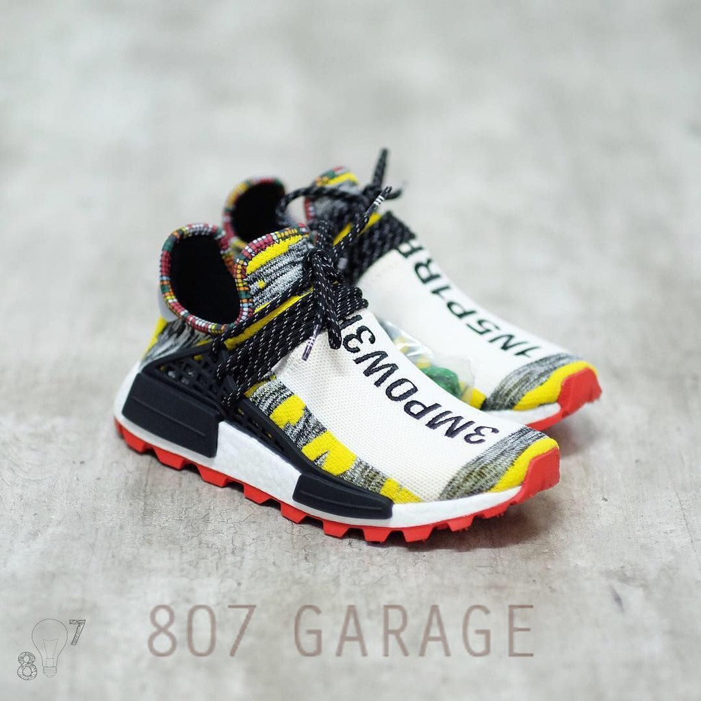 GIÀY SNEAKER NMD HU PHARRELL SOLAR PACK RED