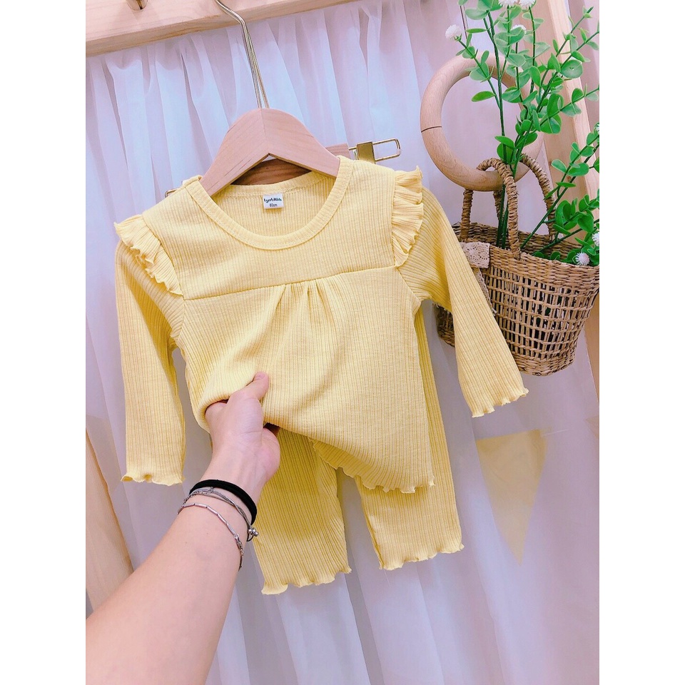 SALE BỘ LEN TĂM XUẤT HÀN BÉ GÁI SIZE 8-18KG(TAMXH)