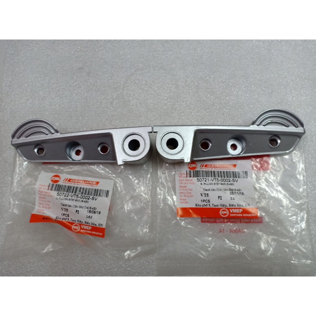 Gác chân/ Cụm gác chân xe Elizabeth mã VT5