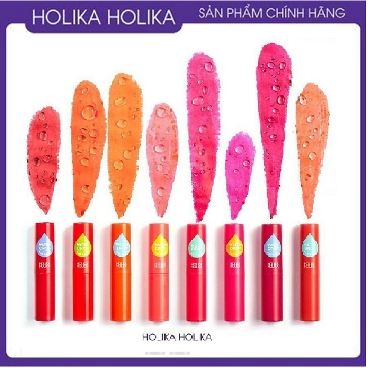 Son Tint Mát Lạnh Holika Holika Water Drop Tint Bomb 2,5g