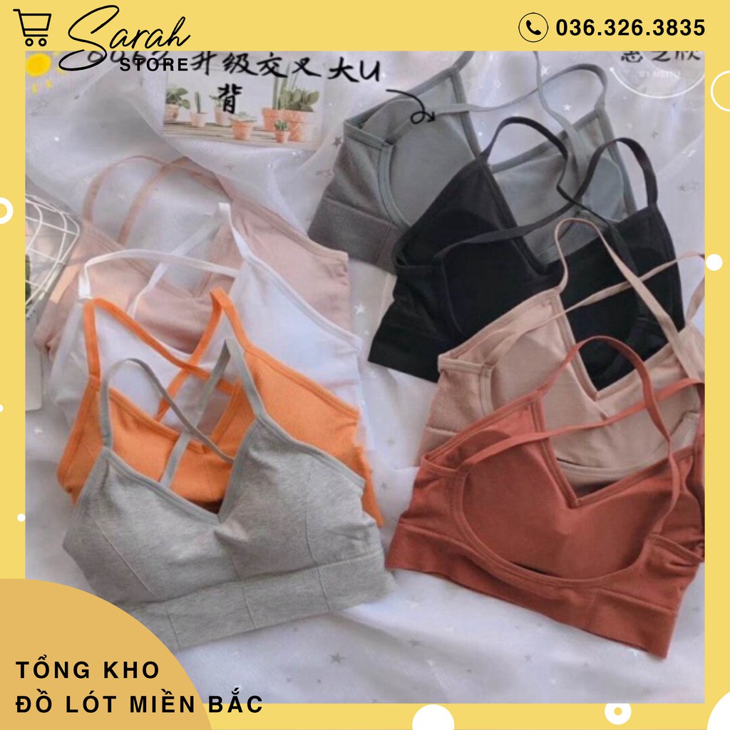 Áo Bra Dây Chéo Đệm Bàn Tay 2020 gym yoga Phiên Bản Kết Hợp | BigBuy360 - bigbuy360.vn