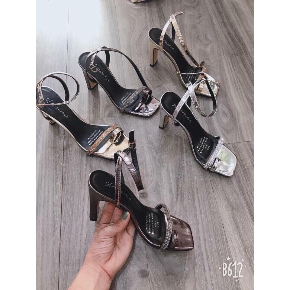 sandal xỏ ngón đá gót 9p