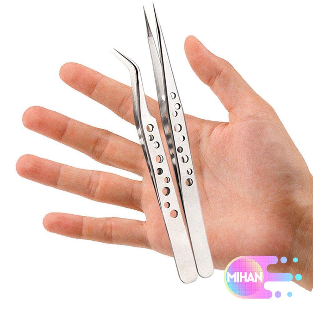 MIHAN1 New Extensions Grafting Useful|Picker Eyelash Tweezer Stainless Steel Fashion Curved Straight Nippers Clip Tool