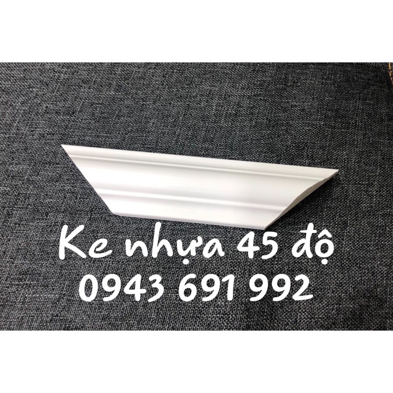 Ke nhựa góc 45 độ chuyên dụng cho thi công Phào Chỉ Len Tường nhựa PU, PS