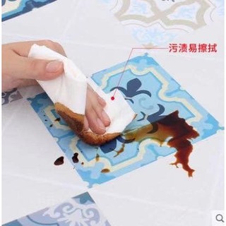 Decal Dán tường bếp hình hoa