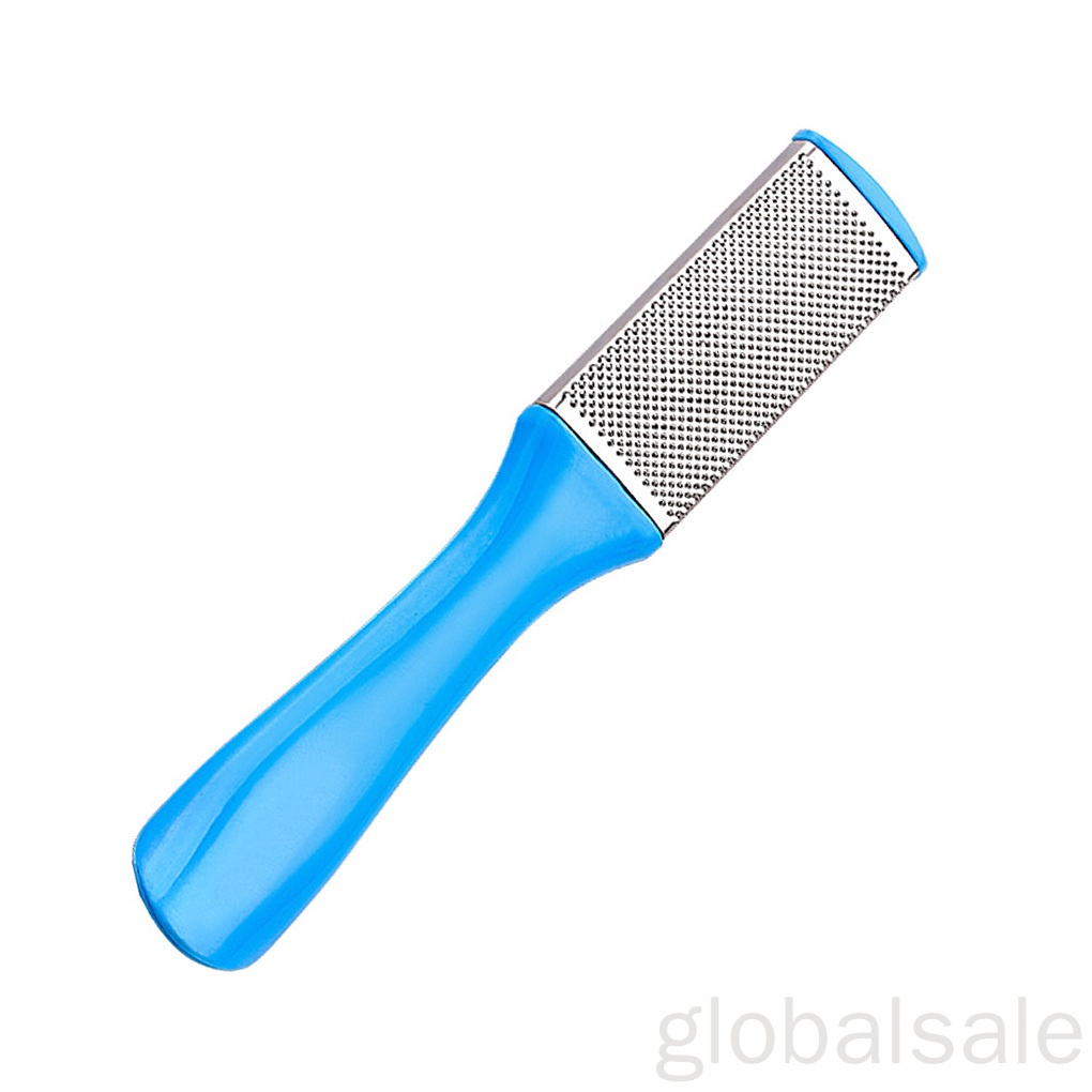 [Hàng mới về] Bàn chải chà gót chân tẩy tế bào chết bằng thép không gỉ cứng cáp tiện dụng